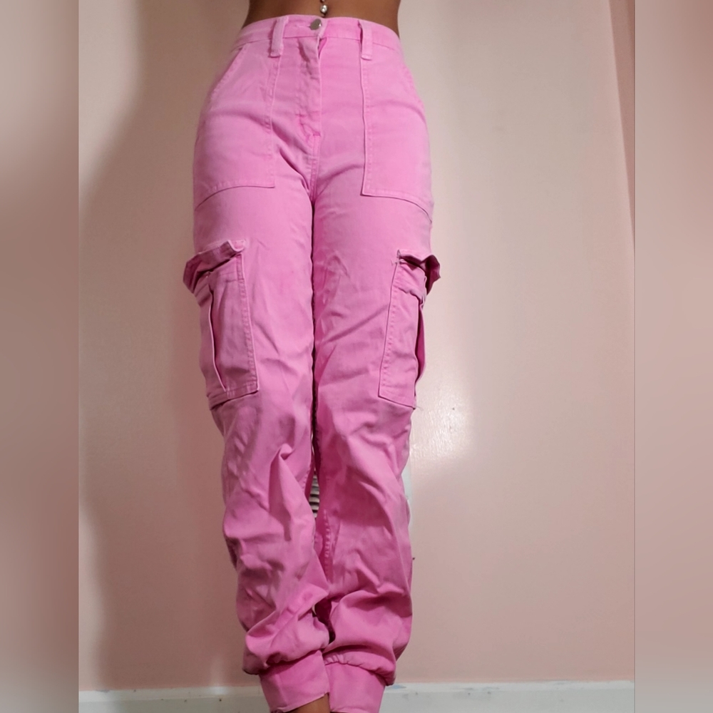 Pink APHRODITE pants from Hot Topic